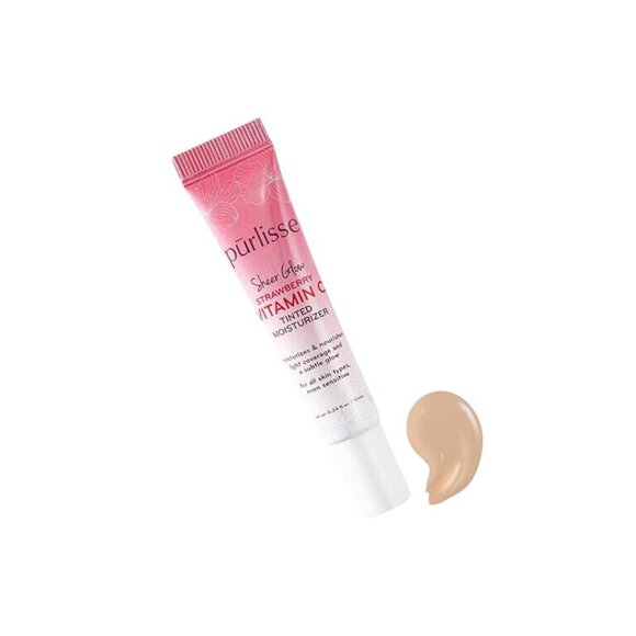 Purlisse Strawberry Vitamin C Tinted Moisturizer Set Of 3 Shade Fair makeup 0.34 - Picture 3 of 5